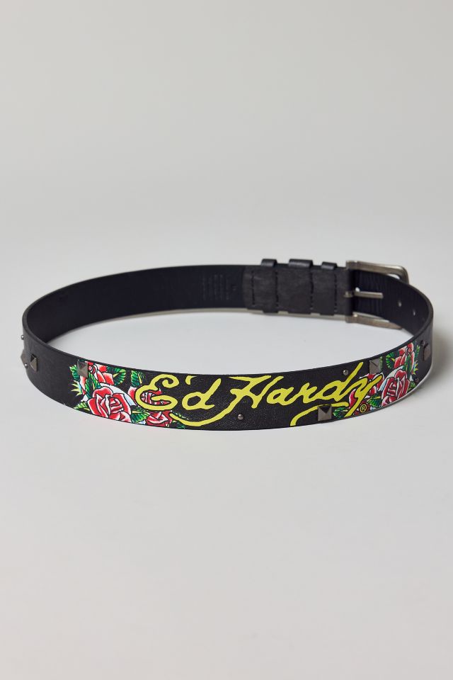 Ed Hardy Skulls & Roses Belt #1