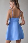 Kimchi Blue Petit Fours Fit-And-Flare Satin Mini Dress