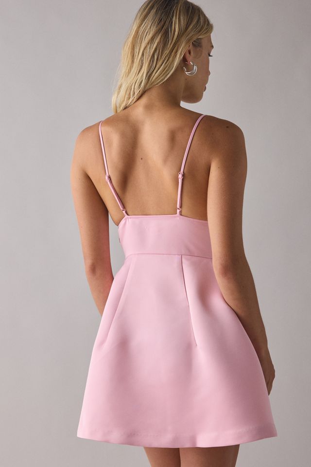 Kimchi Blue Petit Fours Fit-And-Flare Satin Mini Dress #2