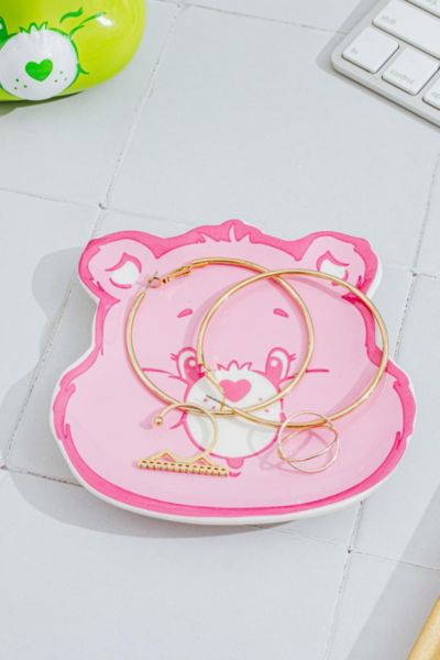 Urban Outfitters Care Bears Ceramic Trinket Tray In Cheer Bear At