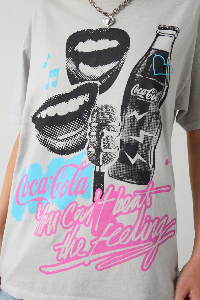 Coca-Cola Lips Graphic T-Shirt Dress #1