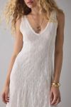 UO Like A Dream Reversible Lace Scoop Slip Maxi Dress
