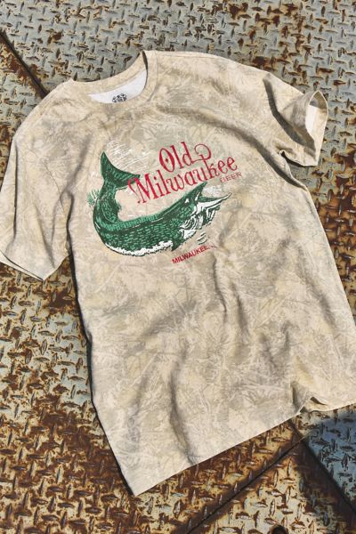 Old Milwaukee Fishing Graphic Tee