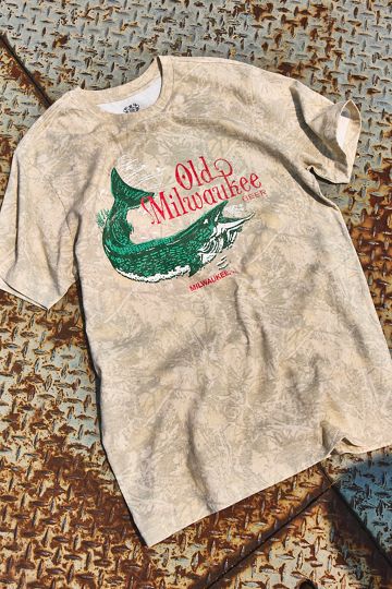 Old Milwaukee Fishing Graphic Tee