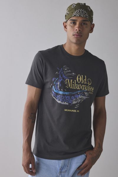 Old Milwaukee Fishing Graphic Tee