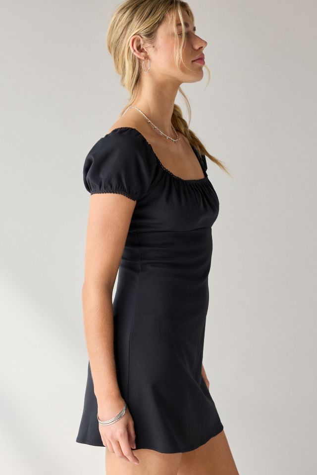 Kimchi Blue Meet Me Square Neck Puff Sleeve Mini Dress #3