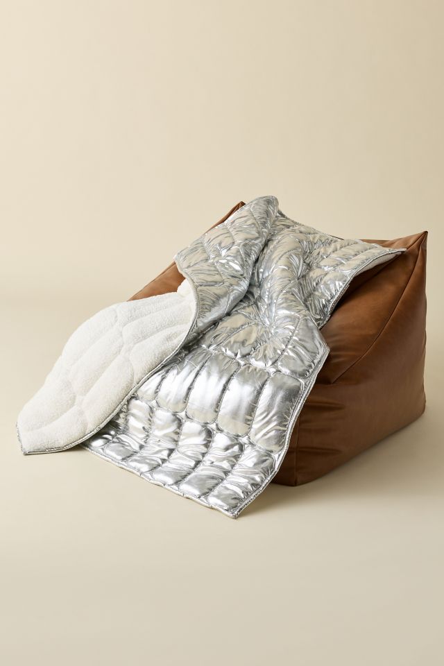Chipotle UO Exclusive Burrito Wrap Metallic Throw Blanket #1