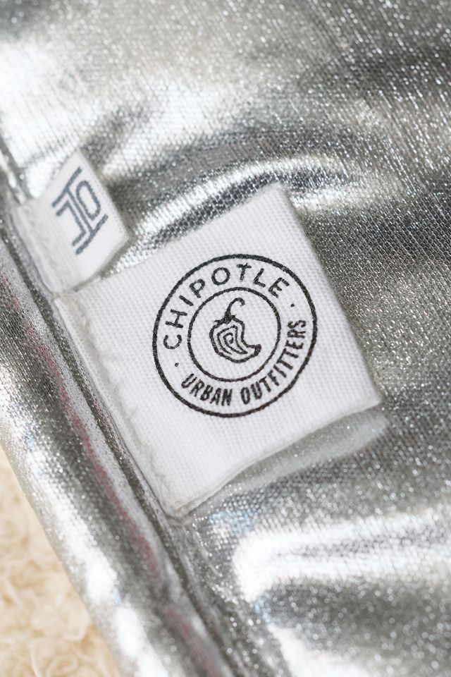 Chipotle UO Exclusive Burrito Wrap Metallic Throw Blanket #3