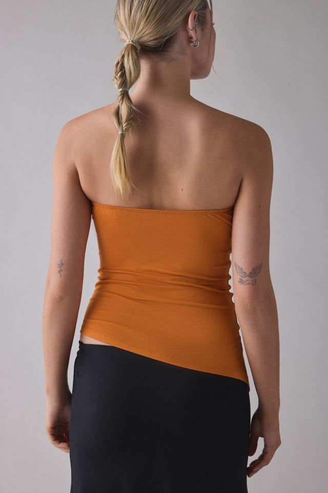 Motel Arimbi Asymmetric Hanky Hem Bandeau Top #2