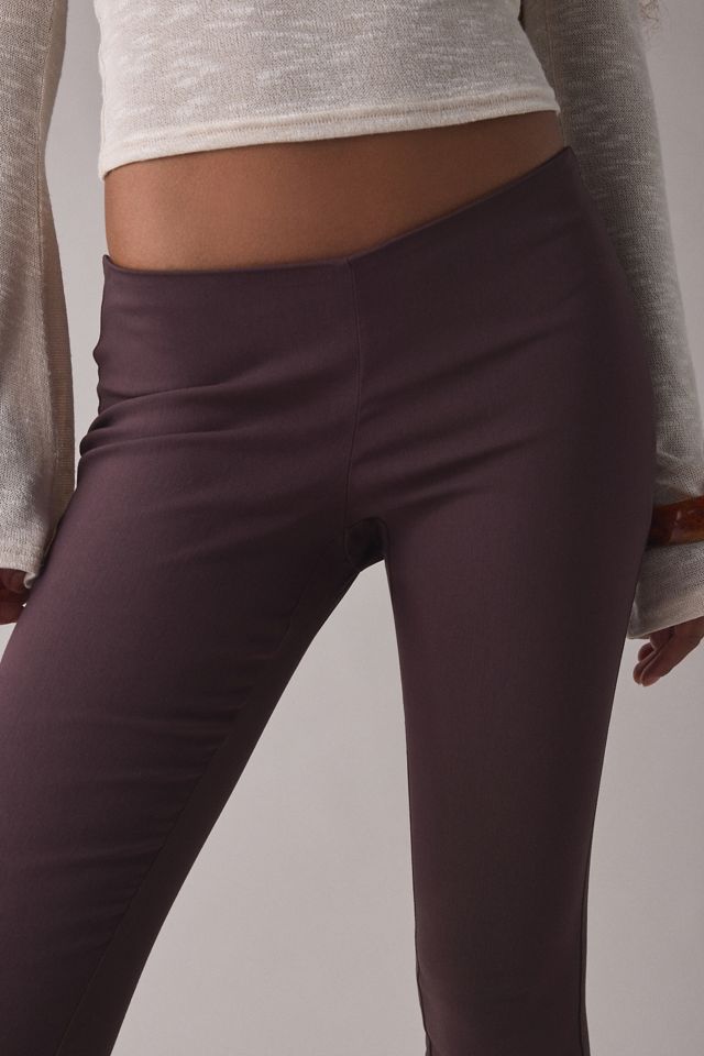 Kimchi Blue Hailey Stretch Pull-On Low-Rise Flare Pants #3