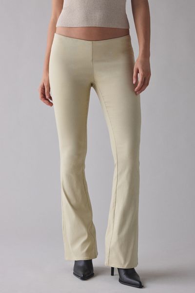 Kimchi Blue Hailey Stretch Pull-On Low-Rise Flare Pants