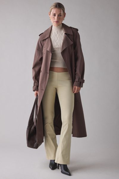 Kimchi Blue Hailey Stretch Pull-On Low-Rise Flare Pant
