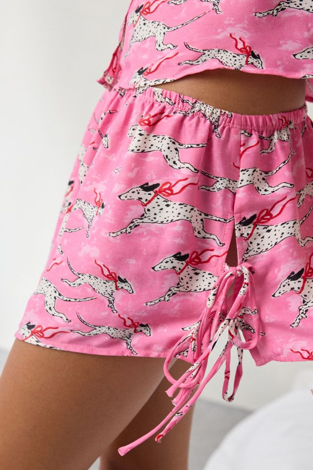 Out From Under Goodnight Kiss Flayway Cami + Micro Short Satin Pajama Set #4
