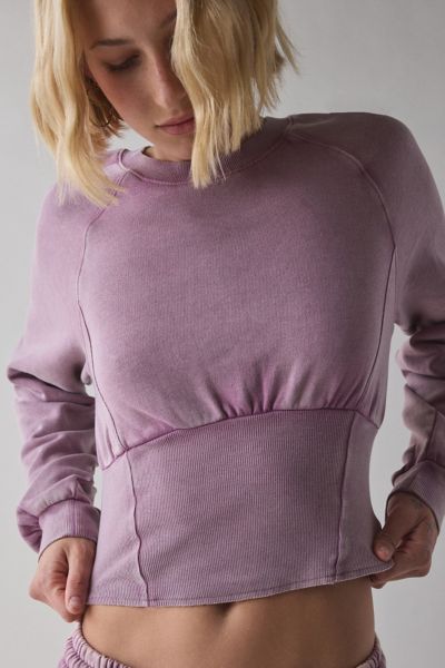 Out From Under Day-To-Day Fleece Cropped Pullover Product Page