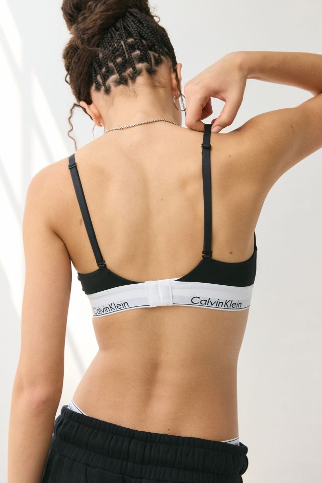 Calvin Klein Icon Cotton Modal Lightly Lined Triangle Bralette #2