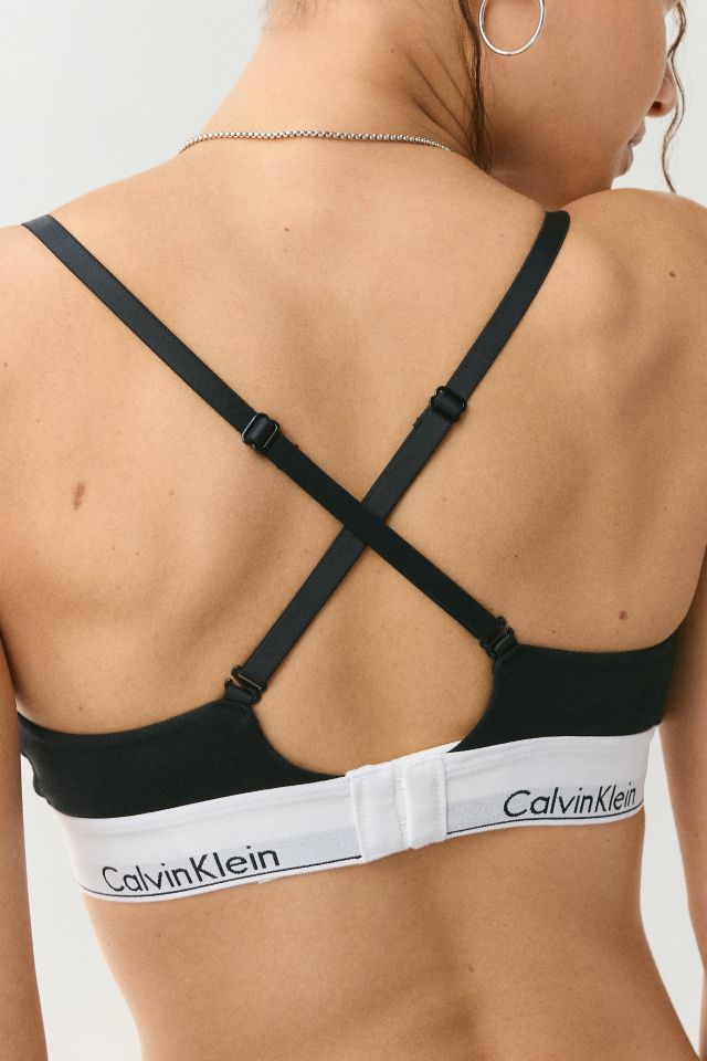 Calvin Klein Icon Cotton Modal Lightly Lined Triangle Bralette #3