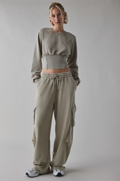 Out From Under Day To Day Baggy Barrel Leg Cargo Sweatpant