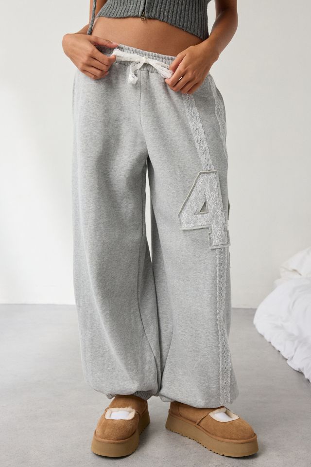 Out From Under Brenda Lace Stripe Jogger Sweatpant #1