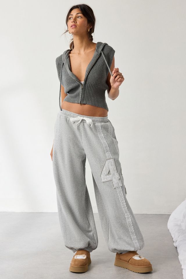 Out From Under Brenda Lace Stripe Jogger Sweatpant #3