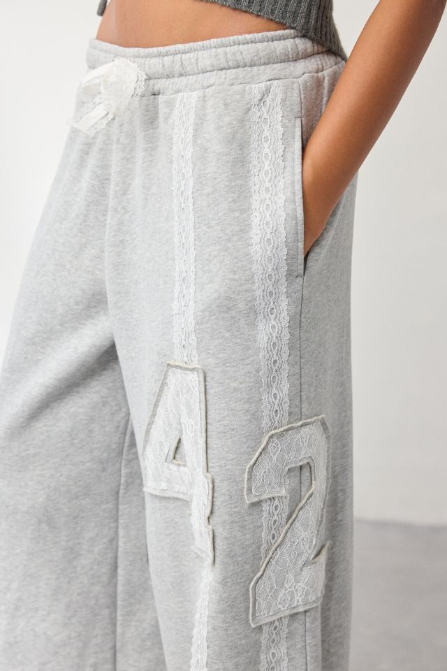 Out From Under Brenda Lace Stripe Jogger Sweatpant #4