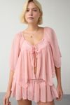 Out From Under Sweet Like Honey Sheer Lace Trim 2-Piece Set