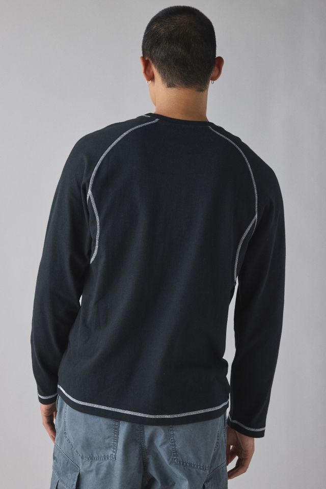 OBEY Aaron Contrast Stitch Long Sleeve Tee #1