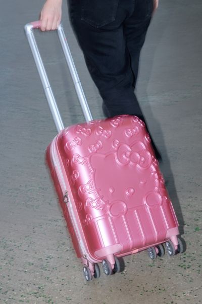 FŪL Sanrio Hello Kitty Hard Shell Rolling Luggage