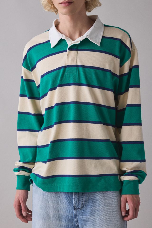 GUESS JEANS Rugby Stripe Polo Tee #1