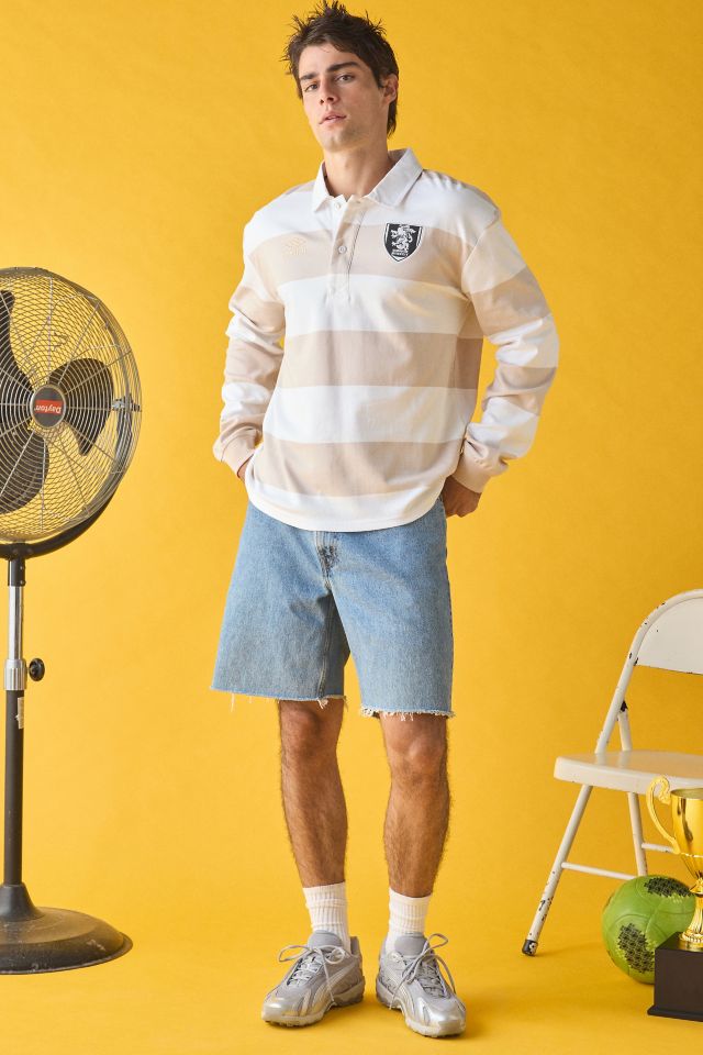 Umbro Striped Long Sleeve Rugby Shirt #2