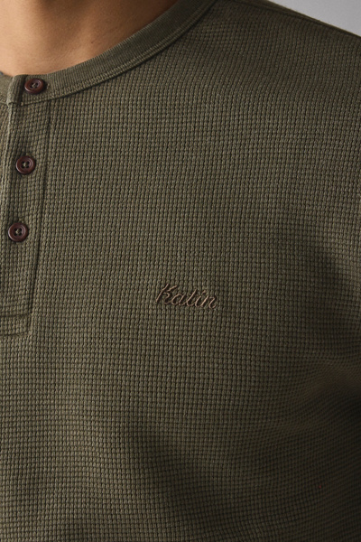 Katin Mesa Thermal Henley Long Sleeve Tee