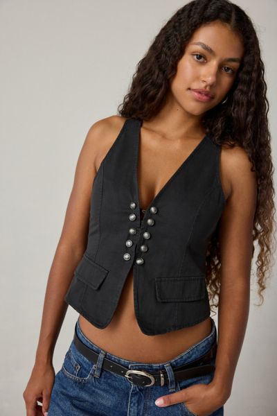 BDG Taryn Military Slim Vest Top