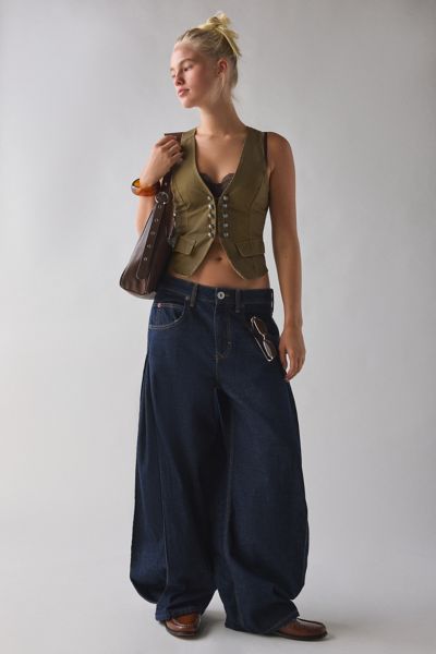 BDG Taryn Military Slim Vest Top
