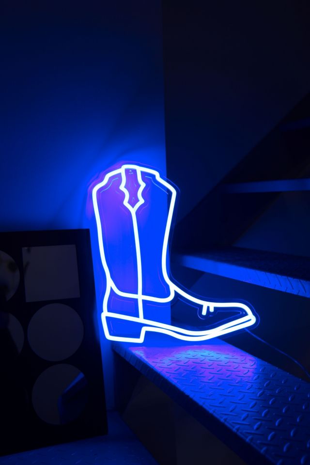 Echo Neon Cowboy Boot Neon Sign #2