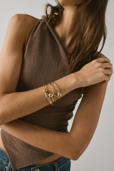 Sasha Metal Cuff Bracelet Set Product Page