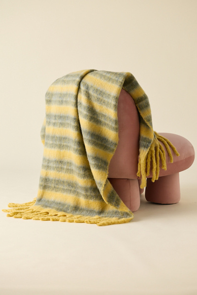 Monroe Faux Mohair Throw Blanket