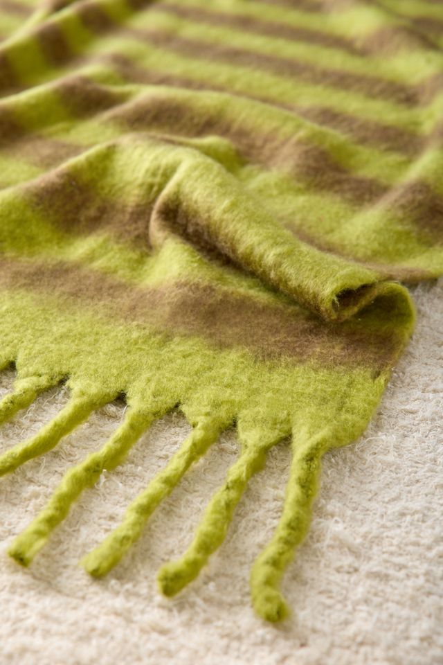 Monroe Faux Mohair Scarf Throw Blanket #2