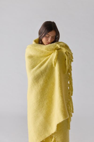 Monroe Faux Mohair Throw Blanket