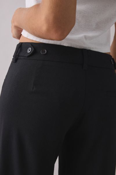 Kimchi Blue Office Siren Low-Rise Wide Leg Cropped Pant