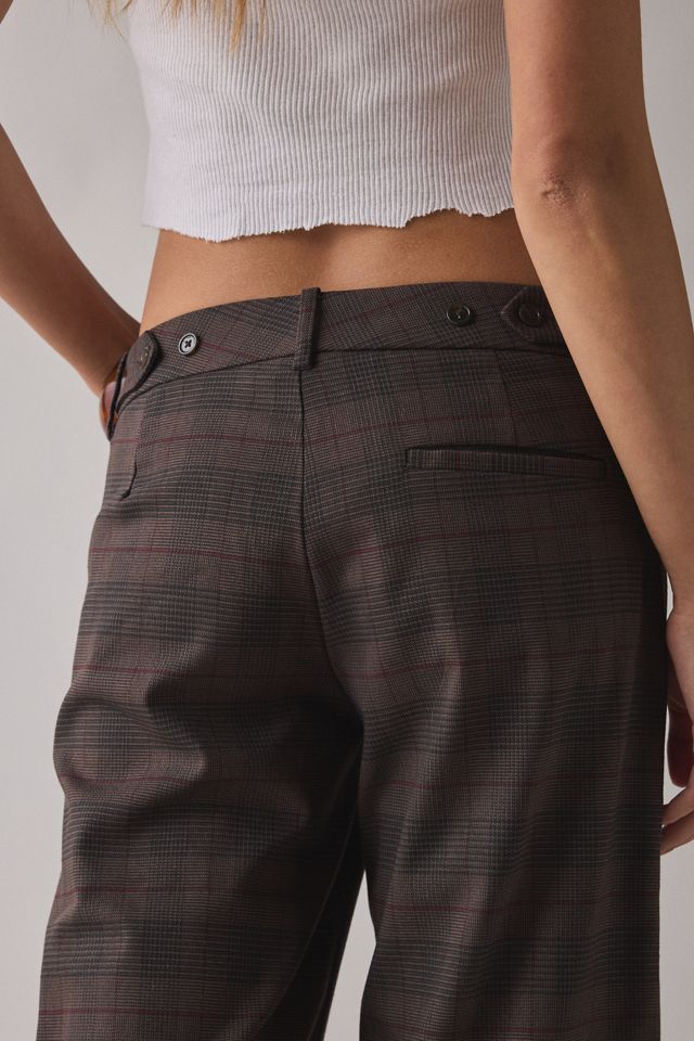 Pantalon raccourci à jambe large et taille basse Office Siren Kimchi Blue #3