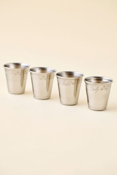 Esme Stainless Steel Shot Glass Set