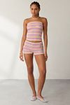 ReMADE By UO Remnants Rainbow Striped Knit Tube Top