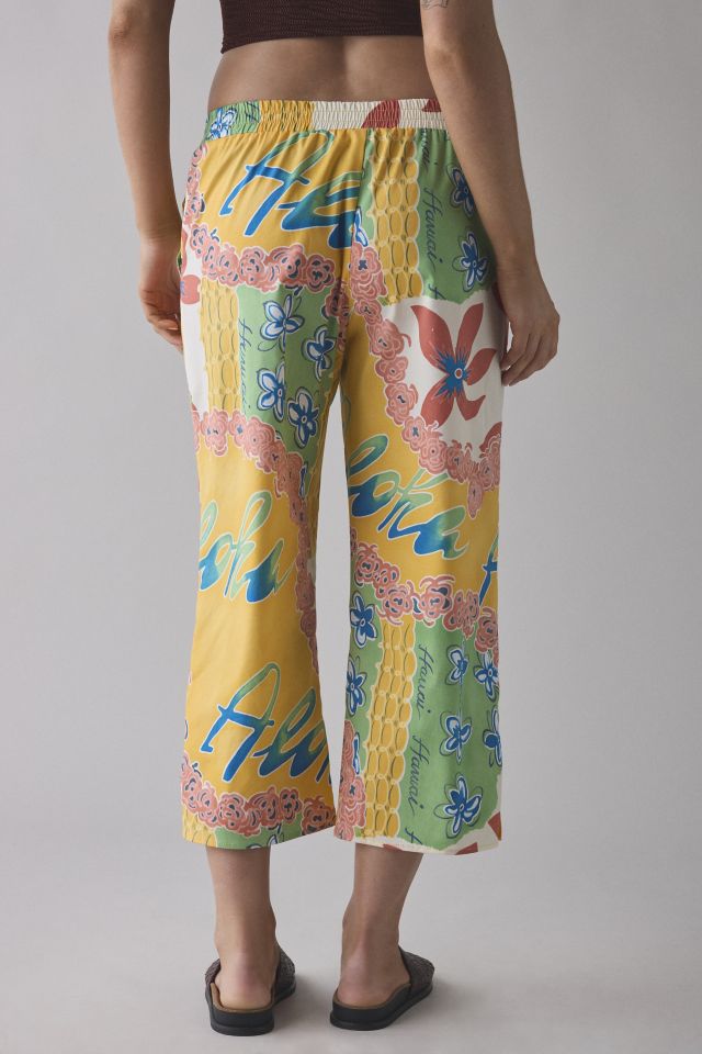 ReMADE By UO Remnant Poolside Pull-On Cropped Pant #2
