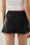 Out From Under Bec Lace Trim Low-Rise Micro Mini Skort