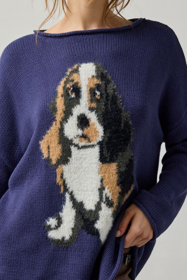 BDG Reagan Dog Graphic Oversized Rollneck Sweater #2