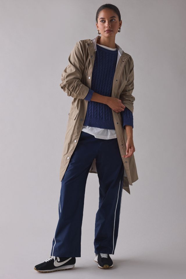 RAINS Curve Long Rain Jacket #1