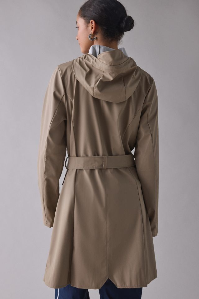 RAINS Curve Long Rain Jacket #3