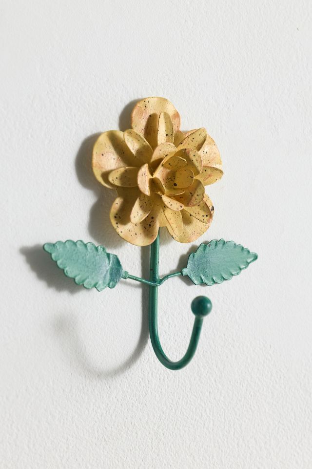 Floral Iron Wall Hook #1