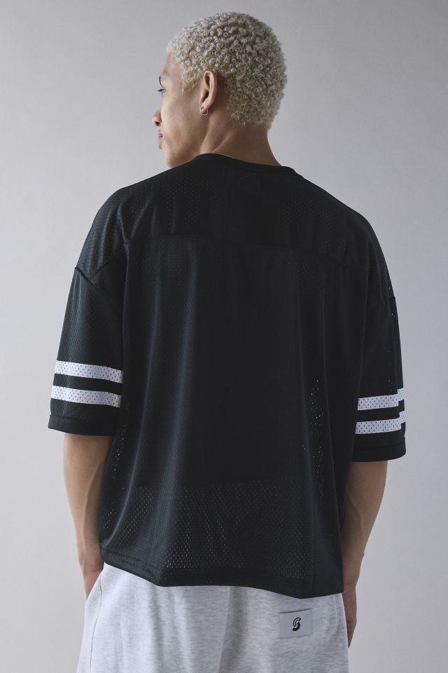 ★Champion★Yearbook V ネックメッシュ フットボール T シャツ Yearbook Mesh Football Tee, V-neck - Champion