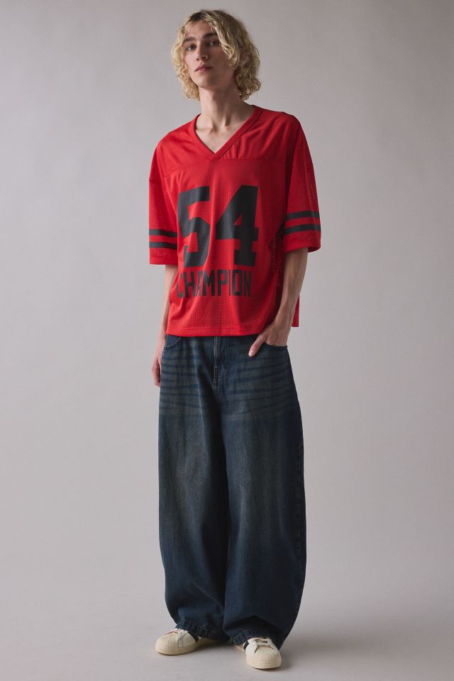 Champion Yearbook Mesh Football Jersey Tee #2