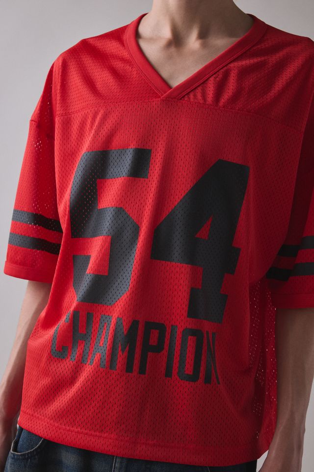 Champion Yearbook Mesh Football Jersey Tee #3